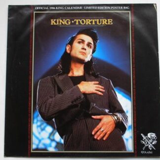 King Torture 12" CBS QTA6761 EX/EX 1985 12 inch, poster sleeve