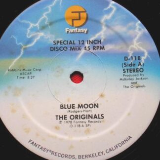 Originals Blue Moon 12" Fantasy D118 EX 1978 12 inch , US pressing