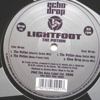 Lightfoot Potion Electric Snitch Mix 12" Echo Drop DROPT4 EX 1990s 12 inch