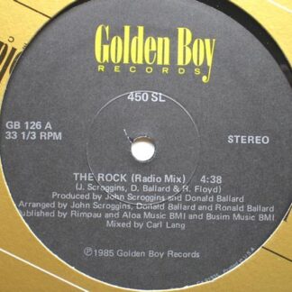 John Scroggins Rock Radio Mix 12" Golden Boy GB126 EX 1985 12 inch