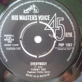 Tommy Roe Everybody 7" HMV POP1207 VG 1963