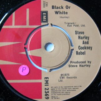 Steve Harley Black Or White 7" EMI EMI2369 EX 1975