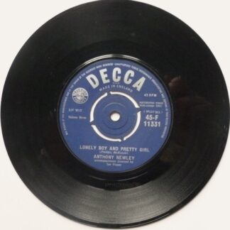 Anthony Newley Lonely Boy And Pretty Girl 7" Decca F11331 EX 1961