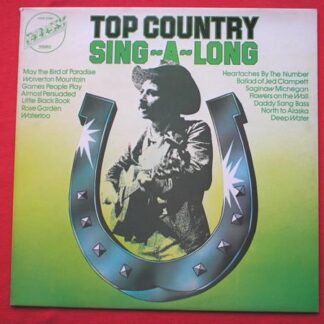 Top Country Sing Along LP Embassy EMB31083 EX /EX 1974 with David Houston, Carl Smith & Freddy Weller
