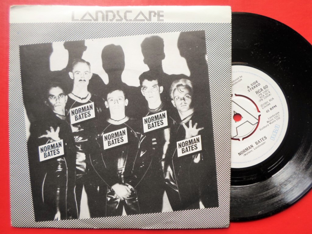 Landscape Norman Bates 7" RCA RCA60 EX/EX 1981 picture sleeve
