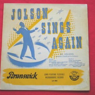 Al Jolson Jolson Sings Again 10"LP Brunswick LA8502 EX/EX 1950 10 inch LP