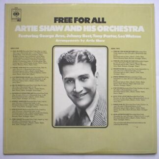 Artie Shaw Free For All LP CBS 52636 EX/EX 1970s