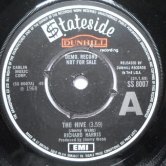 Richard Harris The Hive 7" Stateside SS8007 EX 1968 demo