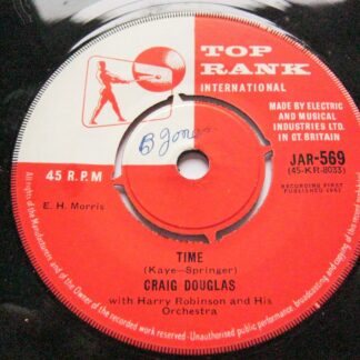 Craig Douglas Time 7" Top Rank JAR569 EX 1961