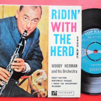 Woody Herman Ridin' With The Herd EP Top Rank JKP2049 EX/EX 1959 picture sleeve