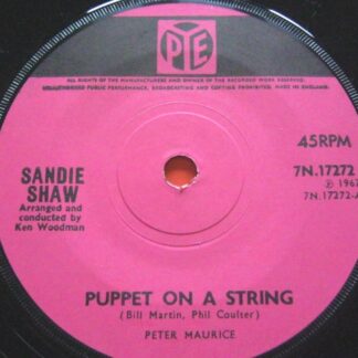 Sandie Shaw Puppet On A String 7" Pye 7N 17272 EX 1967