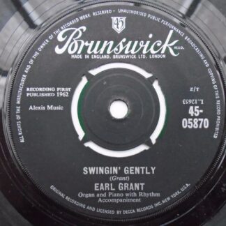 Earl Grant Swingin' Gently 7" Brunswick 45-O5870 EX 1958