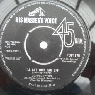 John Leyton I'll Cut Your Tail Off 7" HMV POP1175 VG 1963