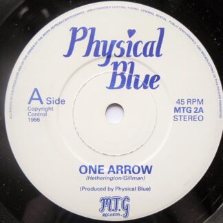 Physical Blue One Arrow 7" MTG MTG2 EX /EX 1986 picture sleeve