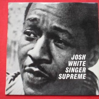 Josh White Singer Supreme LP World Record Club T298 EX/EX 1960s mono