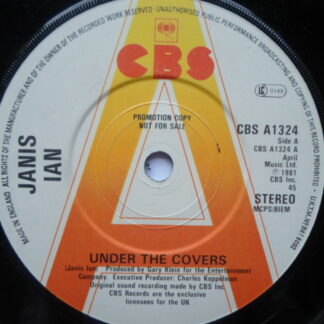 Janis Ian Under The Covers 7" CBS CBS 81324 EX 1981 demo