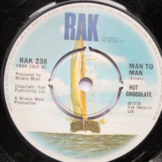 Hot Chocolate Man To Man 7" Rak RAK238 EX 1976