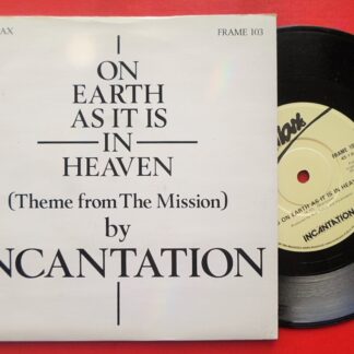 Incantation On Earth As It Is In Heaven 7" Filmtrax FRAME 103 EX/EX 1986 picture sleeve