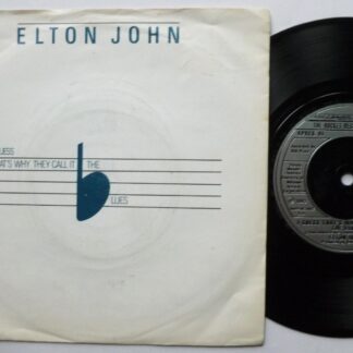 Elton John I Guess That's Why They Call It The Blues 7" Rocket XPRES91 EX/VG 1983 picture sleeve