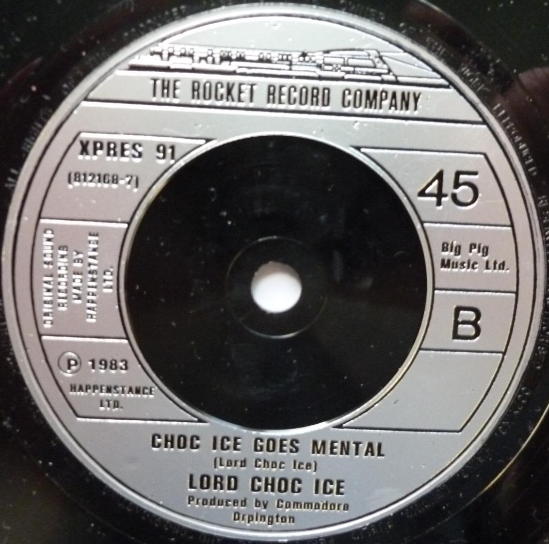 Elton John I Guess That's Why They Call It The Blues 7" Rocket XPRES91 EX/VG 1983 picture sleeve - Image 5