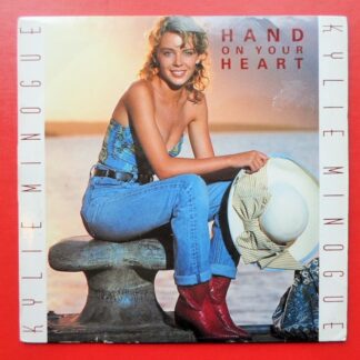 Kylie Minogue Hand On Your Heart 7" PWL PWL35 EX/EX 1989 picture sleeve