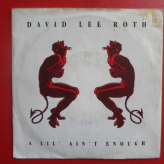 David Lee Roth A Lil' Ain't Enough 7" Warner Bros W0002 EX/EX 1990 picture sleeve