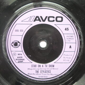 Stylistics Star On A TV Show 7" Avco 6105035 EX 1974