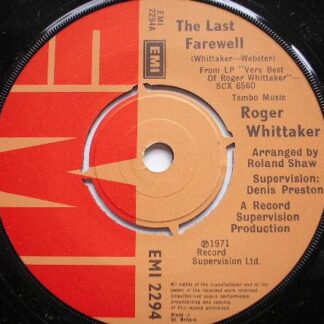Roger Whittaker The Last Farewell 7" EMI EMI2294 EX 1970s