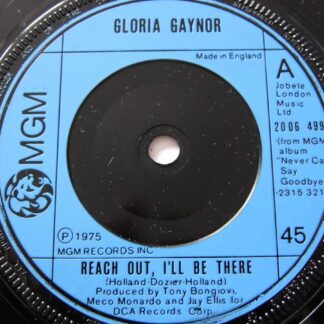 Gloria Gaynor Reach Out I'll Be There 7" MGM 2006499 EX 1975