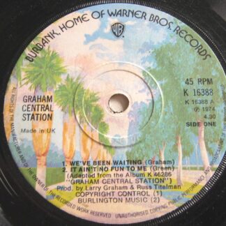 Graham Central Station We've Been Waiting 7" Warner Bros WBK 16388 EX 1974
