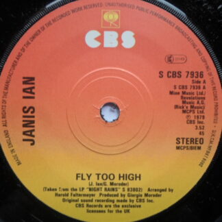 Janis Ian Fly Too High 7" CBS SCBS 7936 EX 1979
