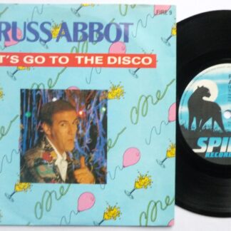 Russ Abbot Let's Go To The Disco 7" Spirit FIRE9 EX/EX 1985 picture sleeve
