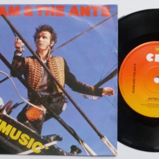 Adam & Ants Antmusic 7" CBS CBS9352 EX/EX 1980 picture sleeve, Dutch pressing