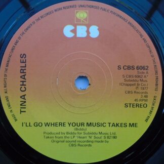 Tina Charles I'll Go Where Your Music Takes Me 7" CBS SCBS6062 EX 1977