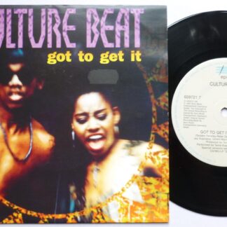 Culture Beat Got To Get It Radio Mix 7" Epic 6597217 EX/EX 1993 picture sleeve has small sticker mark on front, made in Holland