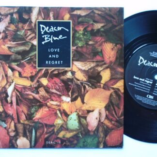 Deacon Blue Love And Regret 7" CBS DEAC10 EX/EX 1989 picture sleeve