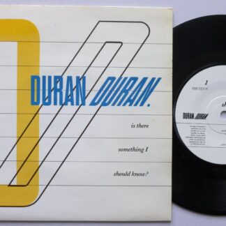 Duran Duran Is There Something I Should Know 7" EMI EMI5371 EX/VG 1983 picture sleeve
