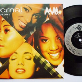 Eternal Save Our Love 7" EMI EM296 EX /EX 1994 picture sleeve