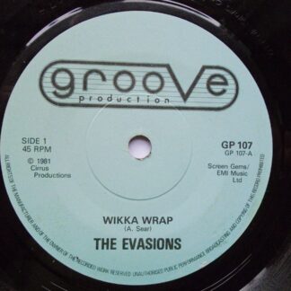 Evasions Wikka Wrap 7" Groove GP107 EX 1981