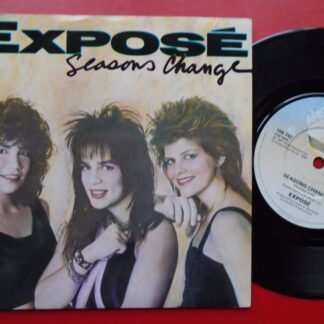 Expose Seasons Change 7" Arista 109742 EX /EX 1987 picture sleeve