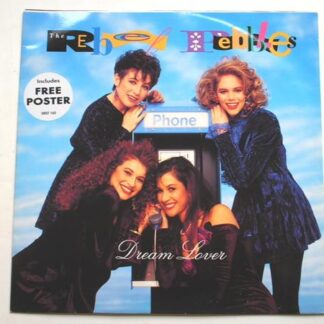 Rebel Pebbles Dream Lover 12" IRS EIRST165 EX /EX 1991 12 inch, with poster
