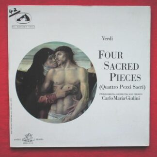 Carlo Maria Giulini Verdi Four Sacred Pieces 2LP Angel AN120 EX/EX 1963 double LP