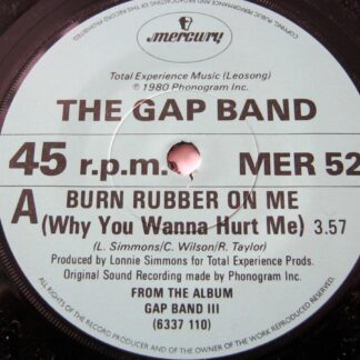 Gap Band Burn Rubber On Me 7" Mercury MER52 EX 1980