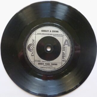 Godley & Creme Under Your Thumb 7" Polydor POSP322 EX 1981
