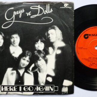 Guys & Dolls Here I Go Again 7" Magnet MAG30 EX/VG 1970s picture sleeve