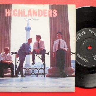Highlanders Tell Me Things 7" Virgin VS1130 EX/EX 1988 picture sleeve