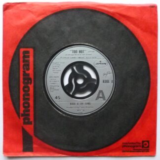 Kool & The Gang Too Hot 7" Mercury KOOL8 VG 1979 Record has machine cut centre.