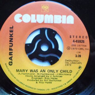 Art Garfunkel Mary Was An Only Child 7" Columbia 445926 EX 1973 Canadian pressing