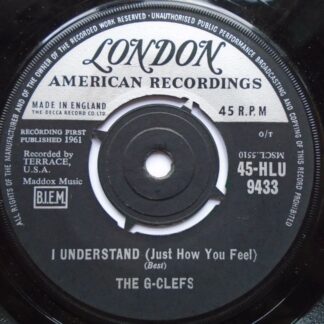 G-Clefs I Understand 7" London HLU9433 EX 1961