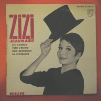 Zizi Jeanmaire Eh L'Amour EP Philips 432725BE EX/EX 1960s picture sleeve, French pressing